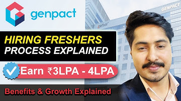 Genpact HIRING Process || Genpact Hiring Process for FRESHERS ||  Full Details Explained