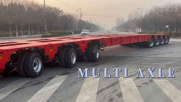 Must-See Nicolas Multi Axle Trailers in Action!