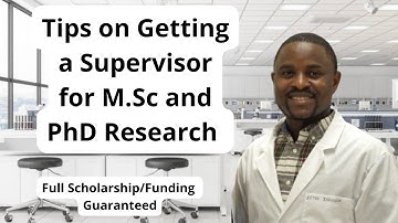 Tips on Getting a Supervisor for M.Sc or PhD research in Canada and USA | Masters and Phd in Canada