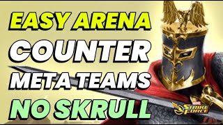 CRUSH ARENA NOW! EASY COUNTERS FOR META WITHOUT SUPER SKRULL - TOP 20 RANK | MARVEL Strike Force