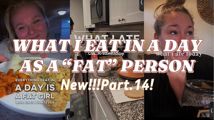 WHAT I EAT IN A DAY AS A “FAT” PERSON 🌮🍤 ||TIKTOK COMPILATION||
