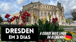 DRESDEN em 3 dias - dicas e roteiro barato, na cidade MAIS LINDA do leste da Alemanha!