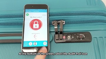 eGeeTouch - How to access audit trails  - Smart Luggage lock (3rd Gen.)