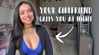 🌙 La llamada nocturna de tu novia virtual | Juego de rol ASMR 💕 screenshot 1