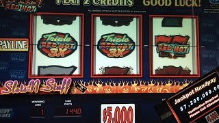 Triple Red Hot Sevens Big Jackpot Win screenshot 2