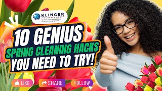 10 Genius Spring Cleaning Tips
