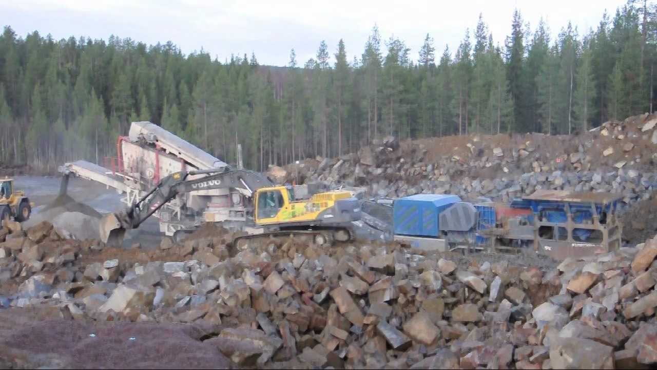 Kleemann MC120Z  - Nordberg GP300  - Volvo L110F & EC360BLC