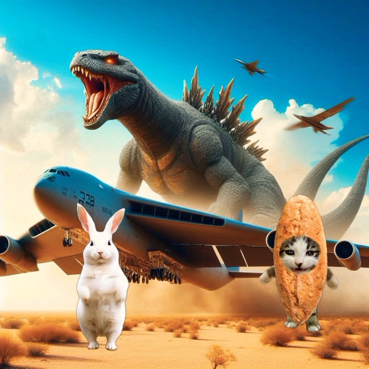 Godzilla Dance with rabbit | #godzilla #music #dancehall #dance #rap ...