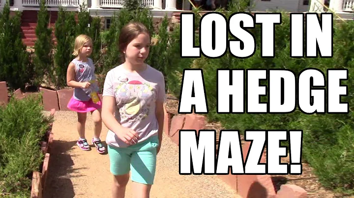 Lost in a hedge maze at the Stanley Hotel