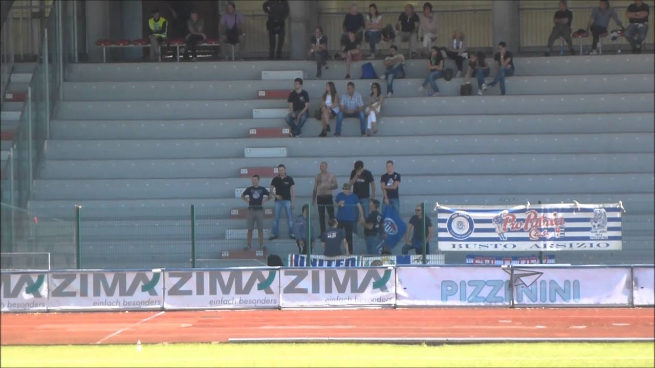 FC Südtirol - Pro Patria 2-0: Tifo Ultras Pro Patria a Bolzano.