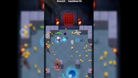 Archero world 3 abandoned dungeon (first mobile game video)