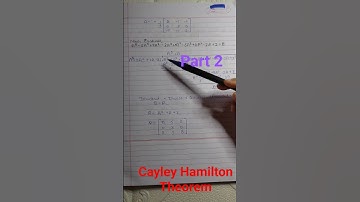 Part 2 | 💥 Cayley Hamilton Theorem detailed explanation 💥 #engineeringcourse