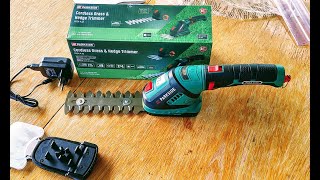 Cordless Grass and Hedge parkside - YouTube
