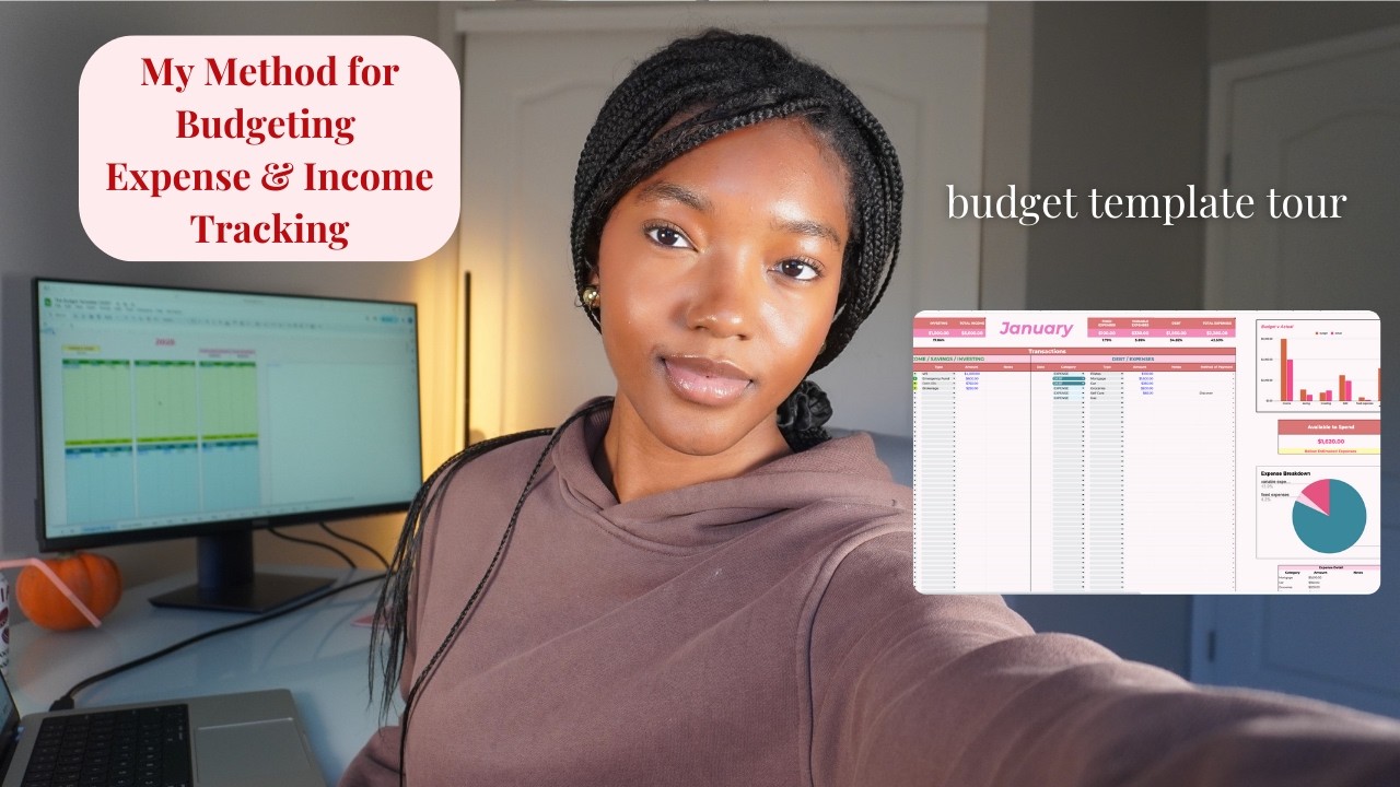 BUDGETING | Step-by-Step Template Walkthrough (follow along) - YouTube