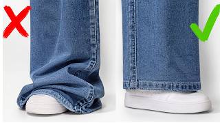 ✅ FORGET the old methods! This is how jeans are shortened now