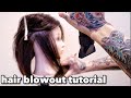 hair blowout tutorial like a professional
