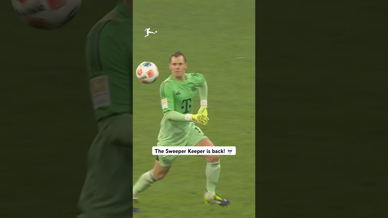 Manuel Neuer is just an outfield player 😄