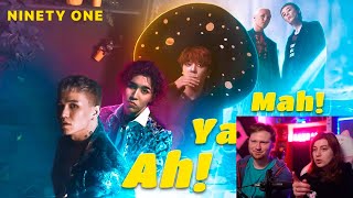 Реакция на NINETY ONE - Ah!Yah!Mah! | Official Music Video