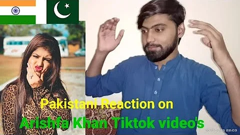 Pakistani React on Indian | ARISHFA KHAN TIKTOK VIDEOS | Indian Tiktoker | MUDASIR WAHEED
