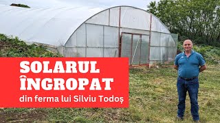 Solarul îngropat construit de Silviu Todoș din Leș