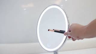 Custom Desktop Mirror Light Smart Mirror Makeup Led Lights Make Up Mirror screenshot 5
