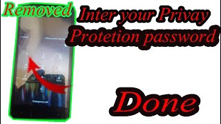 How to remove Inter your Privacy Protection password for all MTK  Deceives   , general method