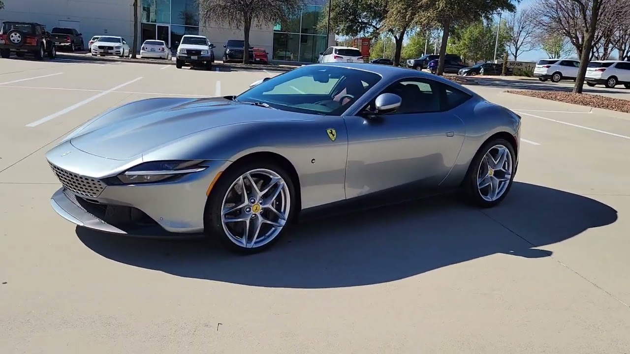 Ferrari Roma Grigio Titanio/Bordeaux - YouTube