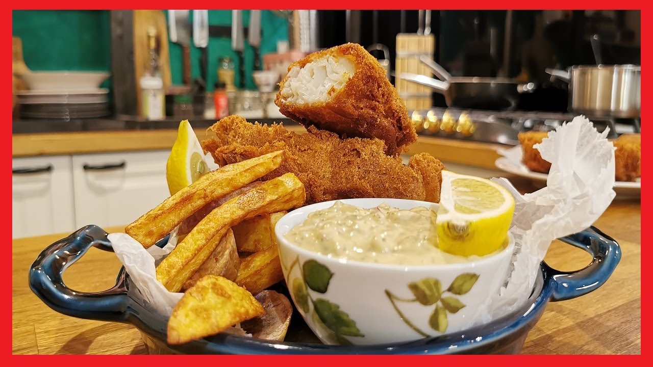 Fish & Chips cu 🍺Corona si Sos Tartar - Home Cooking - Florin Arvunescu