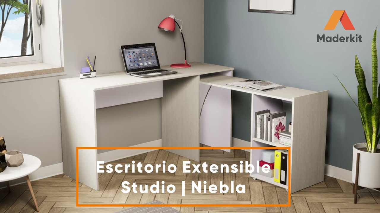 Escritorio Extensible PRACTIMAC Studio 2 Niebla