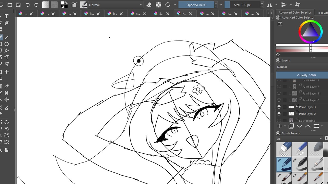 Drawing Session of Kyla (art by @BirdGamer27 )