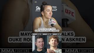 Maycee Barber reflects on the impact Ben Askren and the late Duke Roufus had on her career