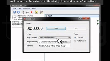 Tutorial: Record Conversations in Mumble
