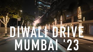 4K Diwali Drive in Mumbai 2023 | Sea Link, Worli, Lower Parel, Mahalaxmi