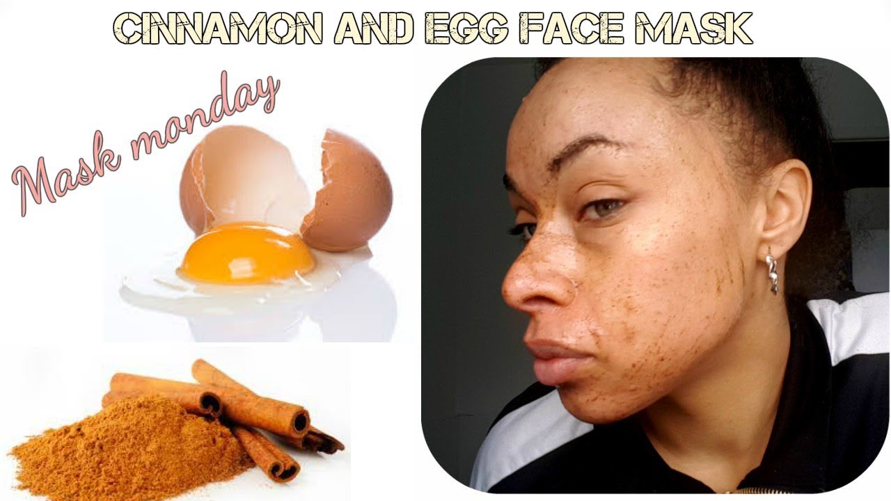 blotte enke morfin MASK MONDAY ACNE JOURNEY. Egg & Cinnamon diy Face Mask - YouTube