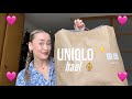 First ever uniqlo haul  uniqlo try on haul  ready for the cold months  giving comfy season