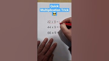 Multiplication Tricks To Make Mathematics Fun and Easy 😉 #math #multiplication