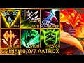 Challenger AATROX Baron Lane MVP 10/0/7 - China Wild Rift New Meta Build &amp; Runes By Tiarty