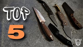 My Top 5 Favorite EDC Fixed Blades