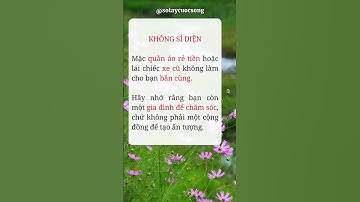 Mặc quần áo rẻ tiền hoặc lái chiếc xe cũ không làm cho bạn bần cùng #baihoccuocsong #sotaycuocsong
