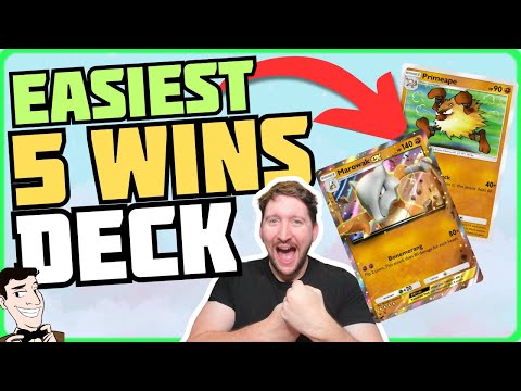 I used THIS Primeape Deck to get 5 wins in the Pokemon Pocket Event!
