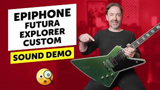 The Wildest Explorer Yet? | Epiphone Futura Explorer Custom | Review & Sound Demo