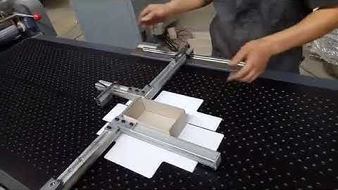 automatic gluing machine and box forming machine for rigid box