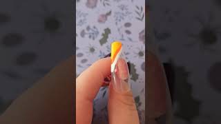 Candy corn French Tip nails!
