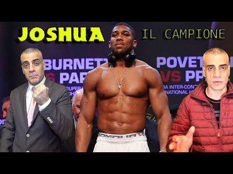 Anthony Joshua il campione dei pesi massimi