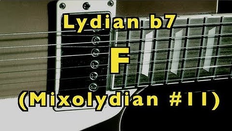 Mystical lydian b7 - mixolydian #11 - lydian dominant - Backing Track