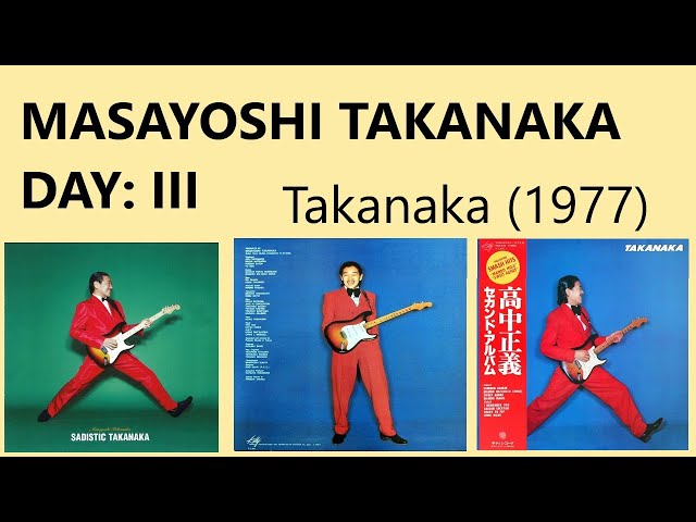 Wake and Bass with Alex63501: Masayoshi Takanaka Day III- Takanaka