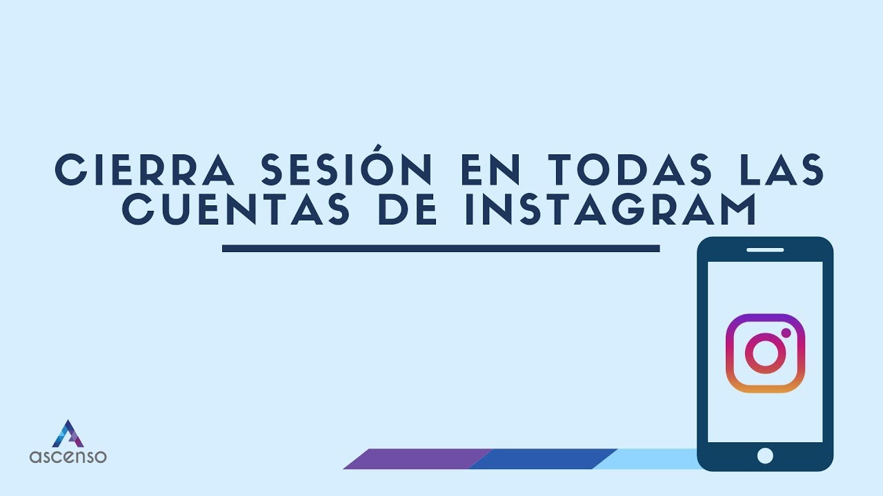 ¿Cómo cerrar sesión en todas las cuentas de Instagram? - YouTube