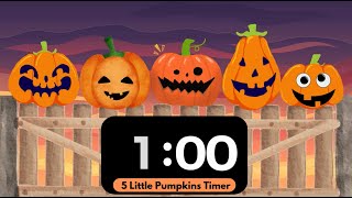 Celebrity 1 Minute Timer | 5 Little Pumpkins | October Halloween Fun Wealth