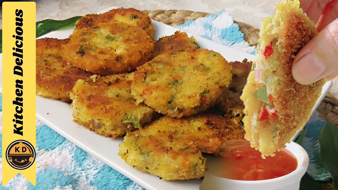 Tandoori Potato Cutlet Recipe || Ramzan Special Iftar Recipe || Veg Cutlet || Kitchen Delicious 