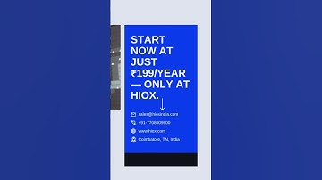 Your Startup Starts at ₹199 – Get Your .in Now!  #hiox #websitedomain#domainname